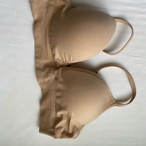 Wireless halogen bra - beige